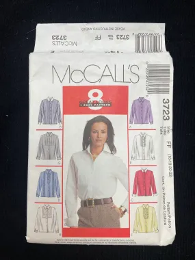 2002 McCall's 3723 Sewing Pattern - Blouses FACTORY FOLDED