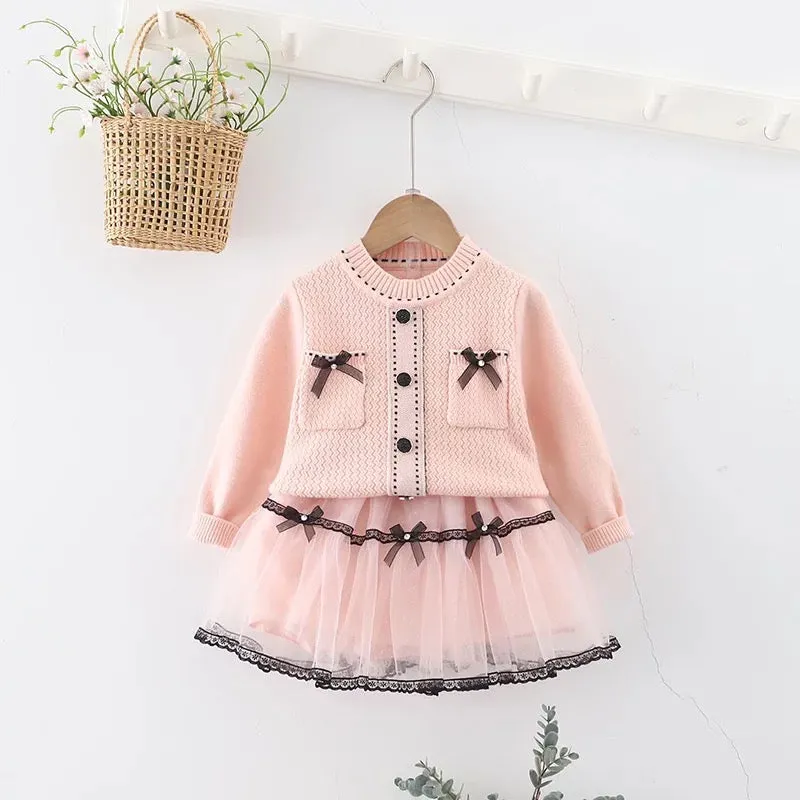 2pc Pretty Toddler Skirt Set
