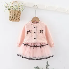 2pc Pretty Toddler Skirt Set
