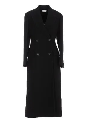 Alexander McQueen Back Tie Double-Breasted Coat