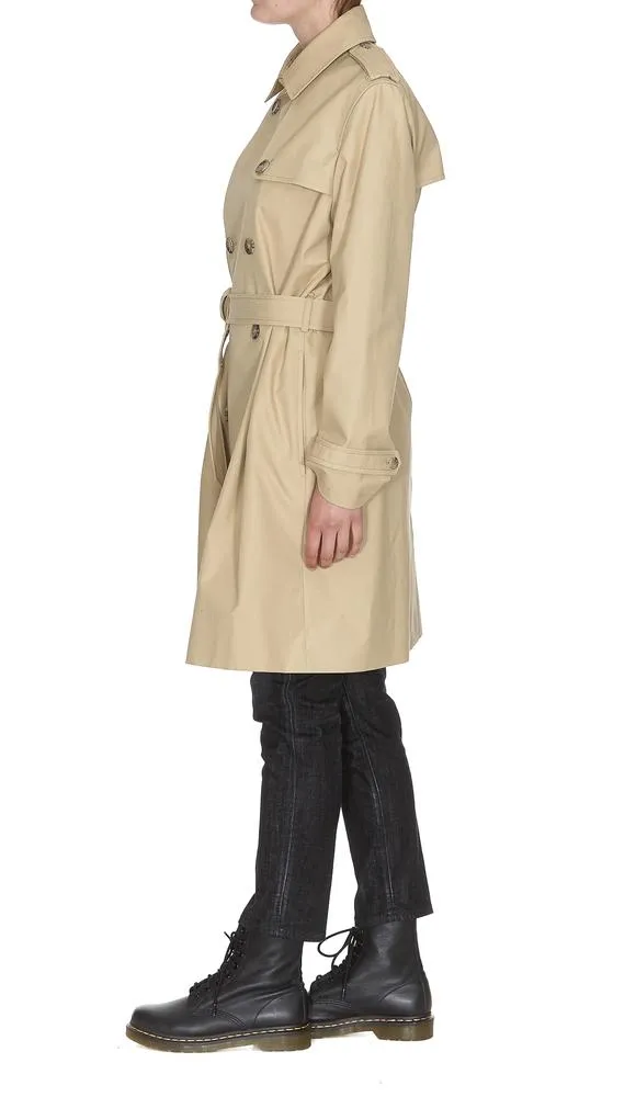 A.P.C. Bellted Double-Breasted Coat