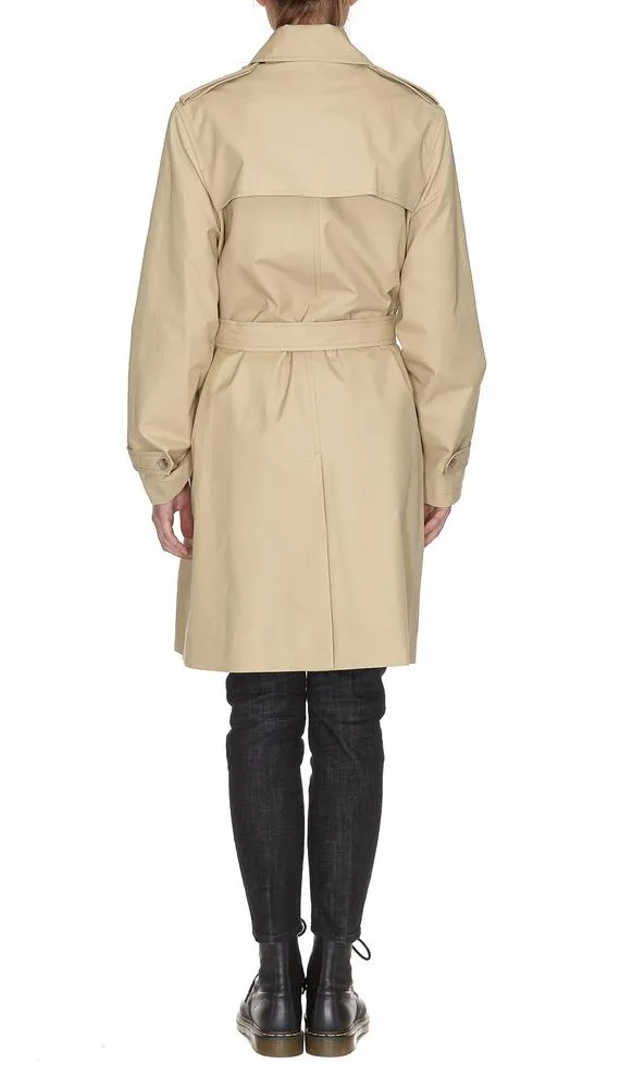 A.P.C. Bellted Double-Breasted Coat