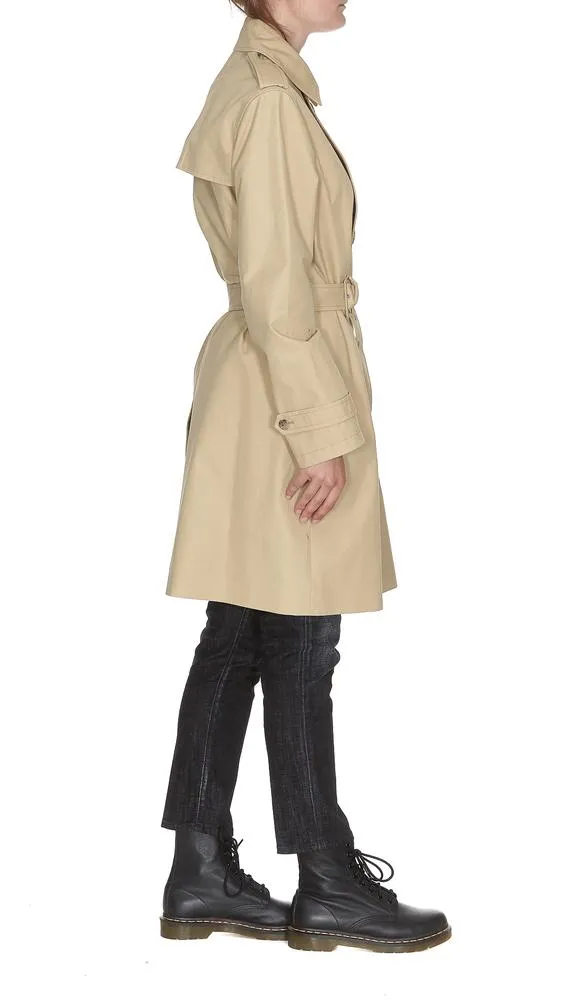 A.P.C. Bellted Double-Breasted Coat