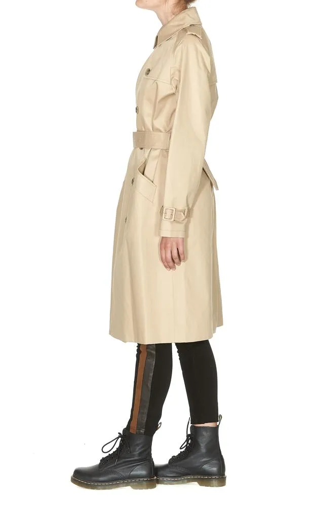 A.P.C. Double-Breasted Belted Coat