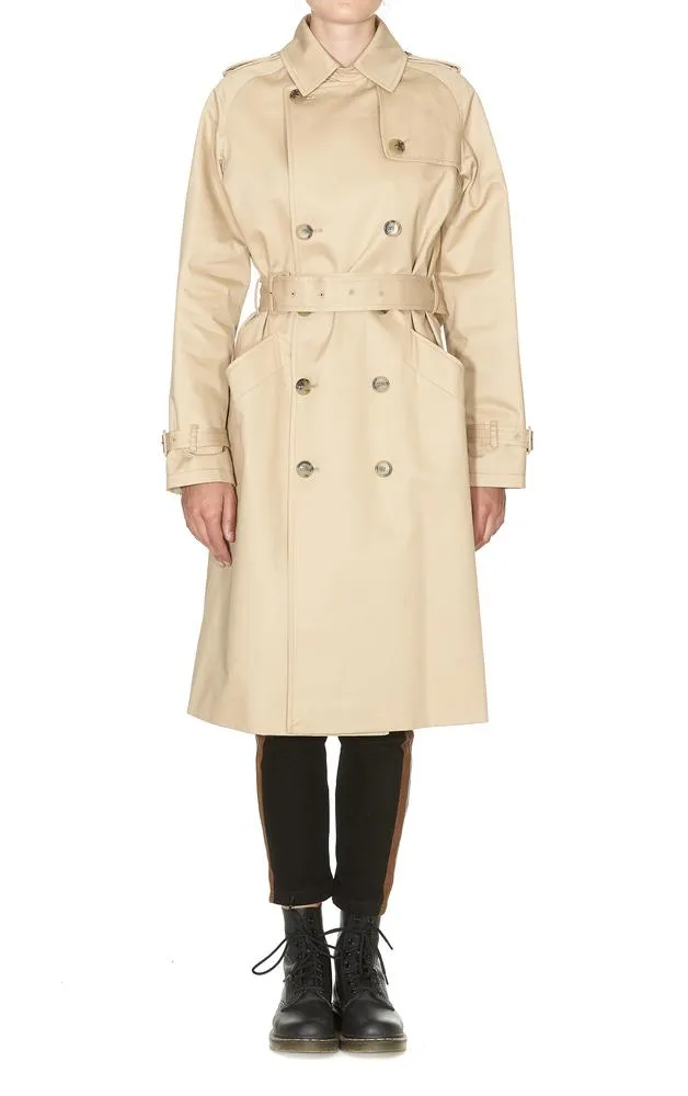 A.P.C. Double-Breasted Belted Coat