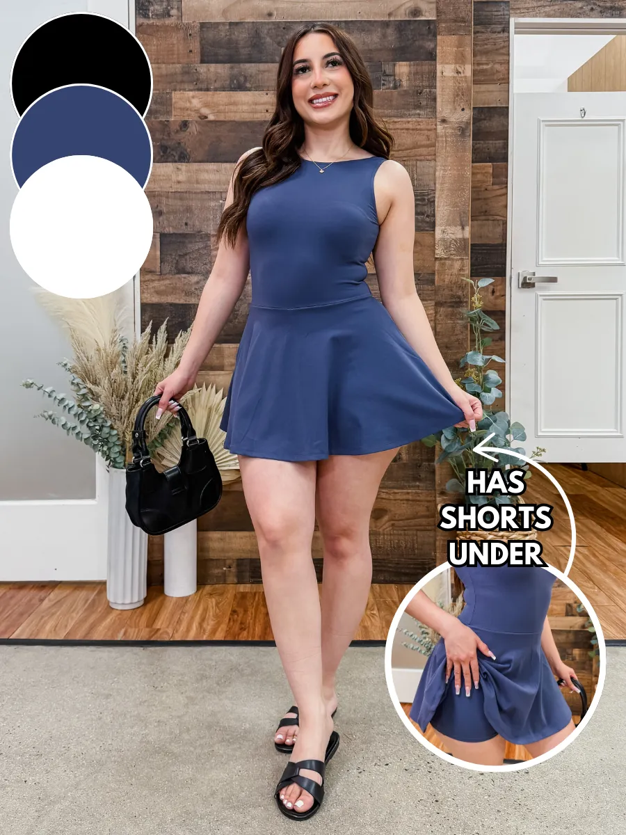 Avery Scoop Back Tennis Dress