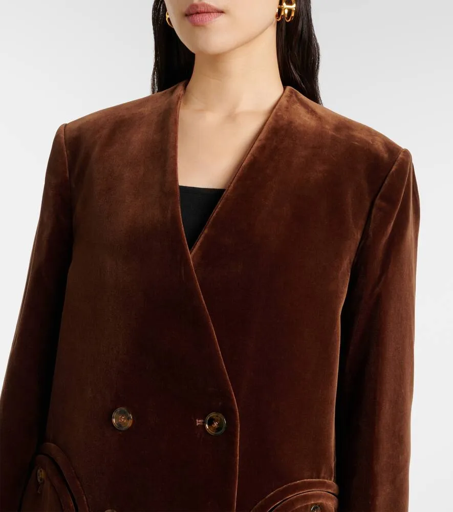 Blaze Milano Milano Anytime cotton velvet blazer