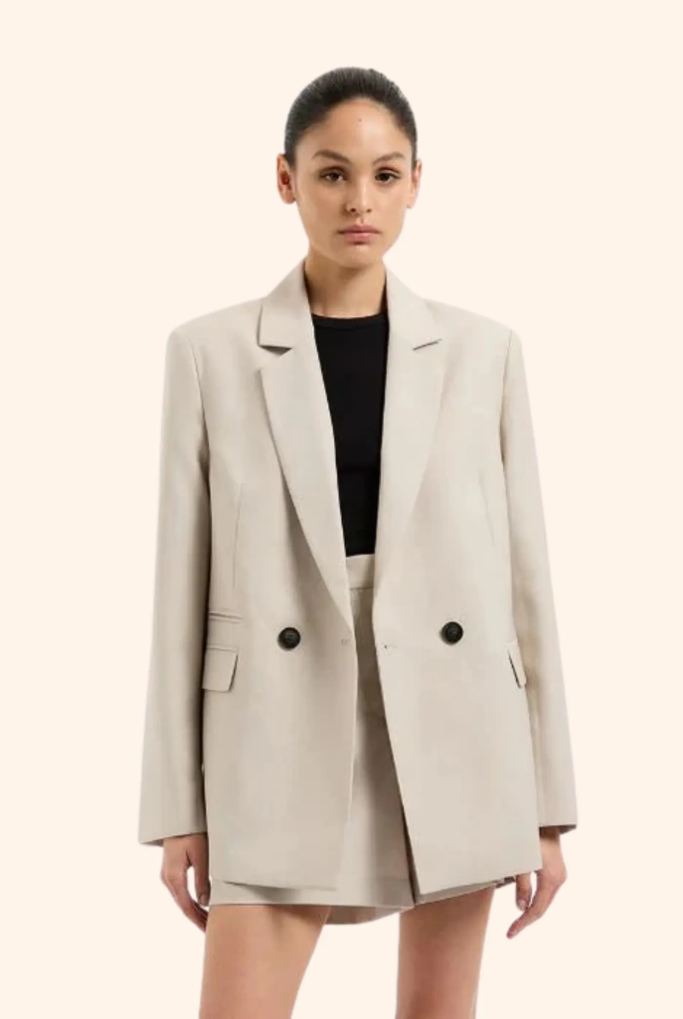 Chiara Blazer in Pumice