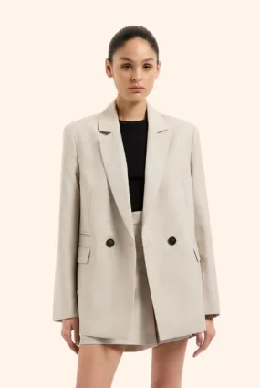 Chiara Blazer in Pumice