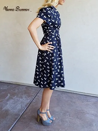 Classy Vintage Style Women’s Dress by Vienna Summer | # CHERRYNAVYXS