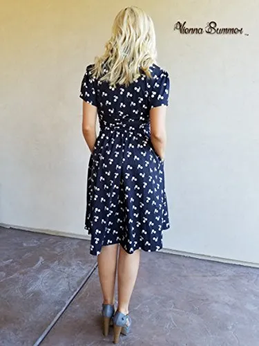Classy Vintage Style Women’s Dress by Vienna Summer | # CHERRYNAVYXS