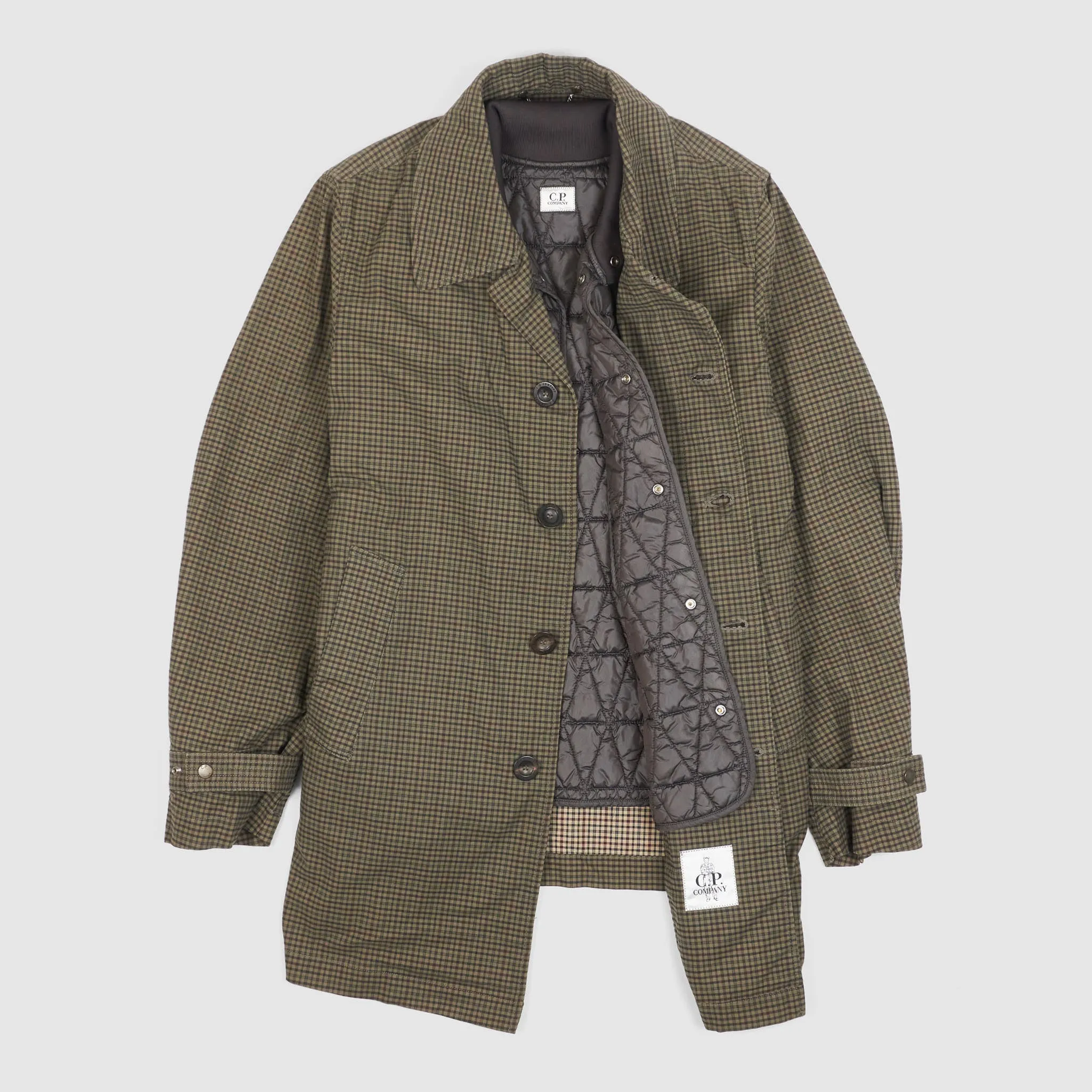 C.P. Company All Year Rain Trench Coat With Removable Liner