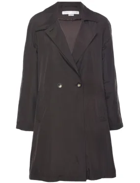 Dark Brown Trench Coat - L
