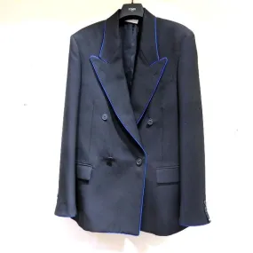 Fendi Wool Gabardine Double-Breasted Jacket
