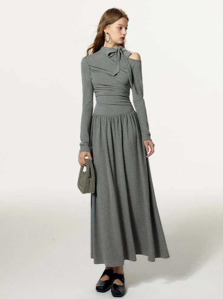 Flared Bow Big Dress