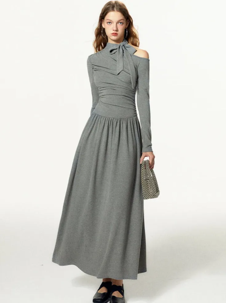 Flared Bow Big Dress