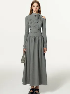 Flared Bow Big Dress