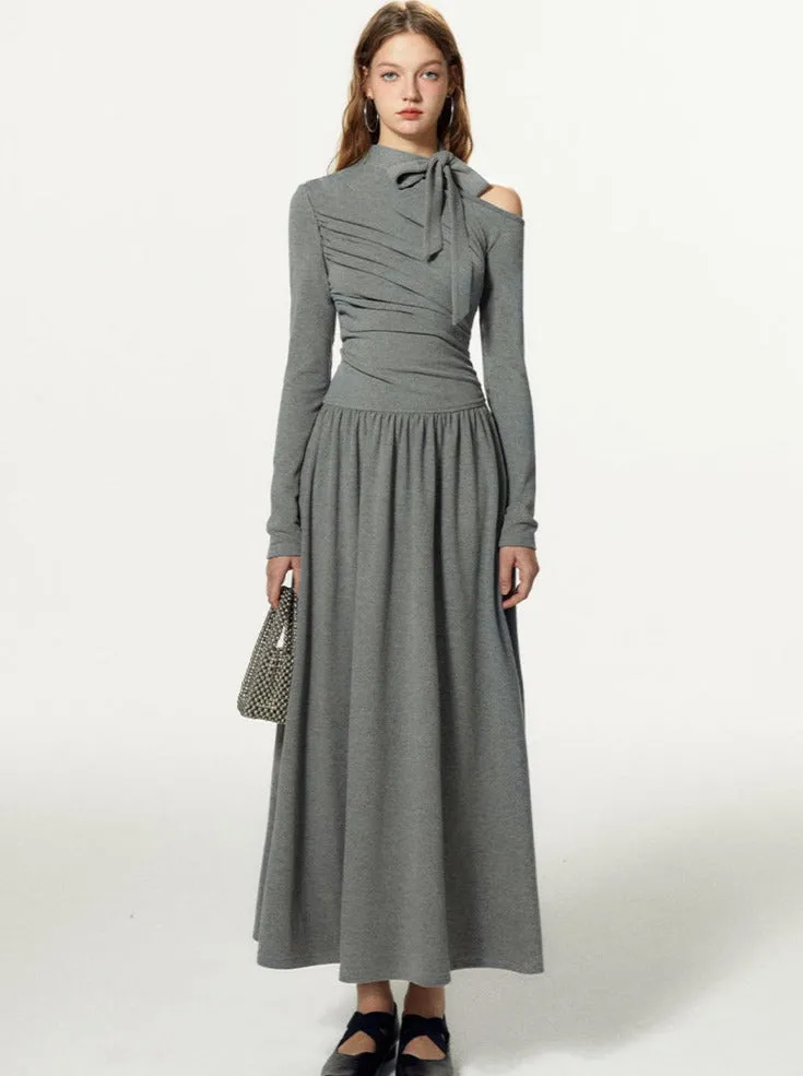 Flared Bow Big Dress
