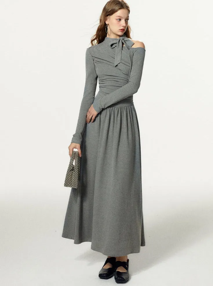 Flared Bow Big Dress