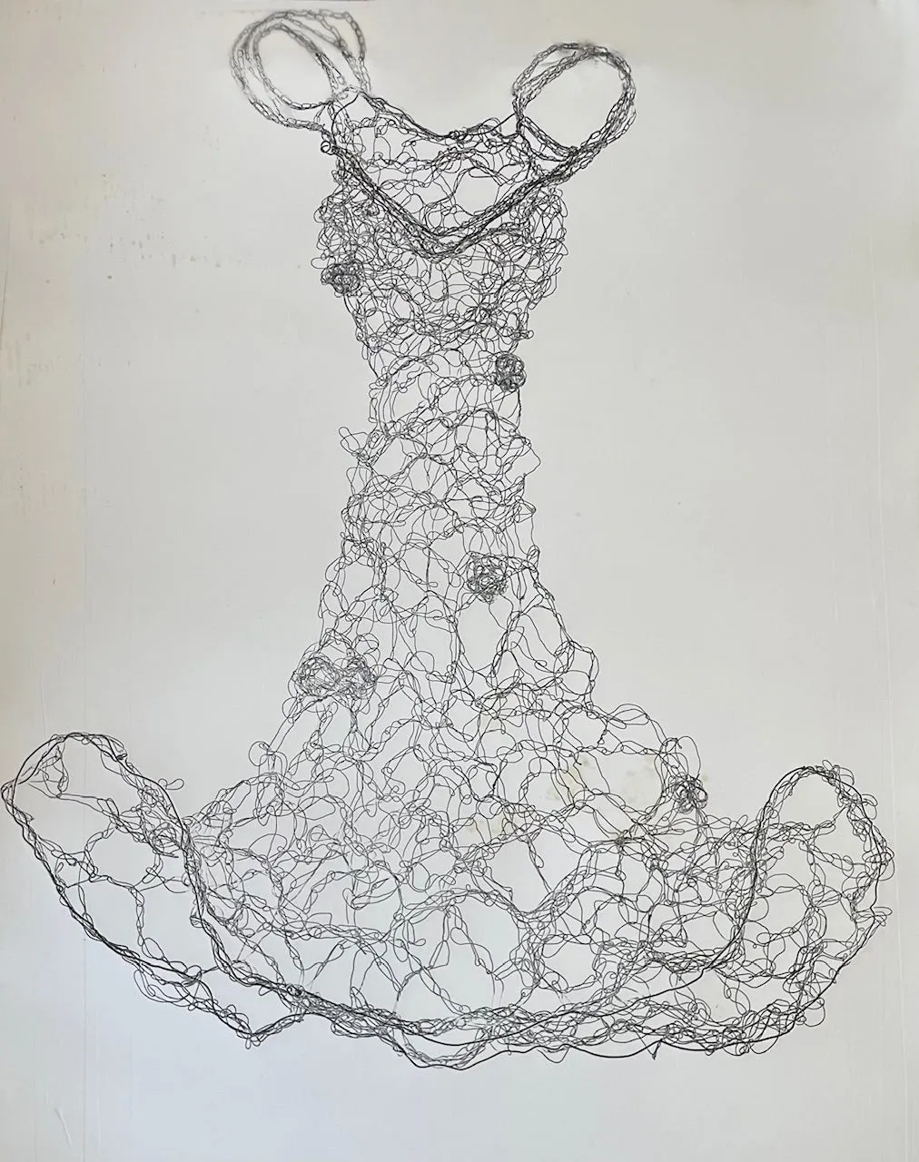 Flared Dress Collograph