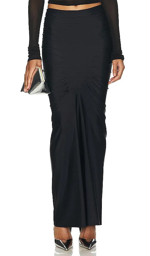 GAUGE81 Melia Skirt Long in Black