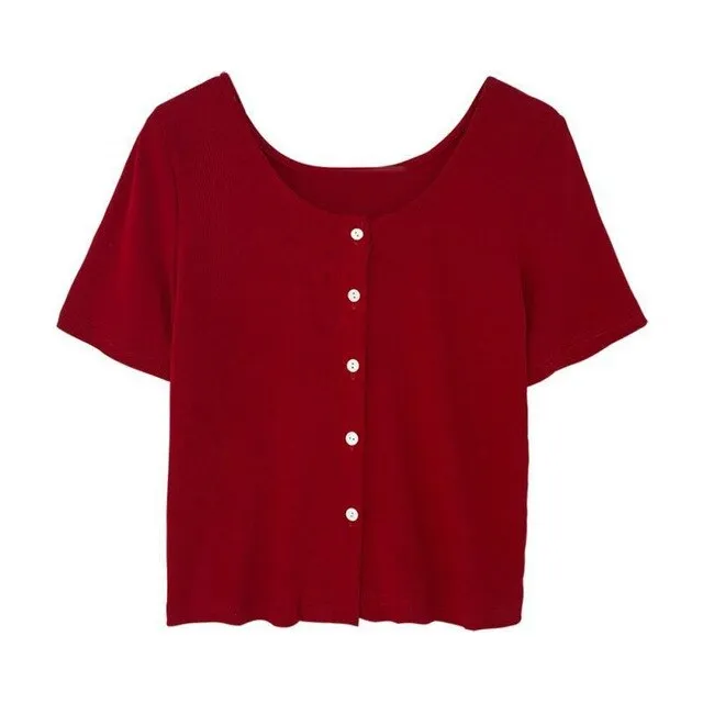 High Collar T-Shirt