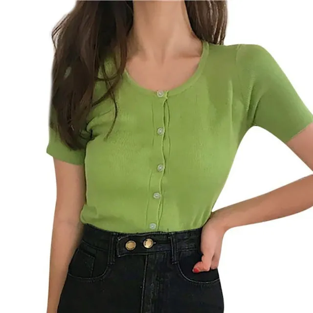 High Collar T-Shirt