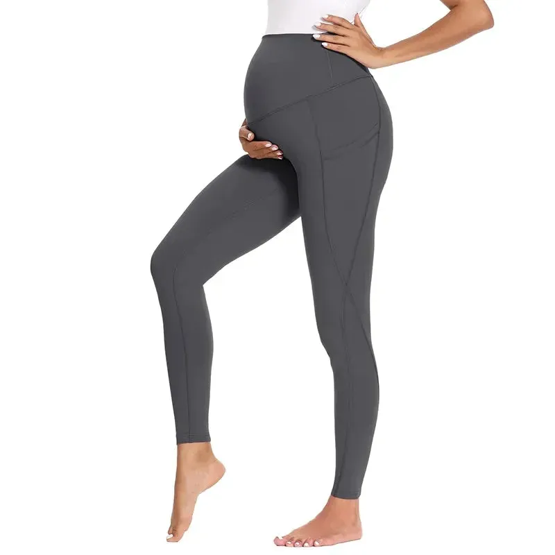 High-Waisted Maternity Yoga Leggings