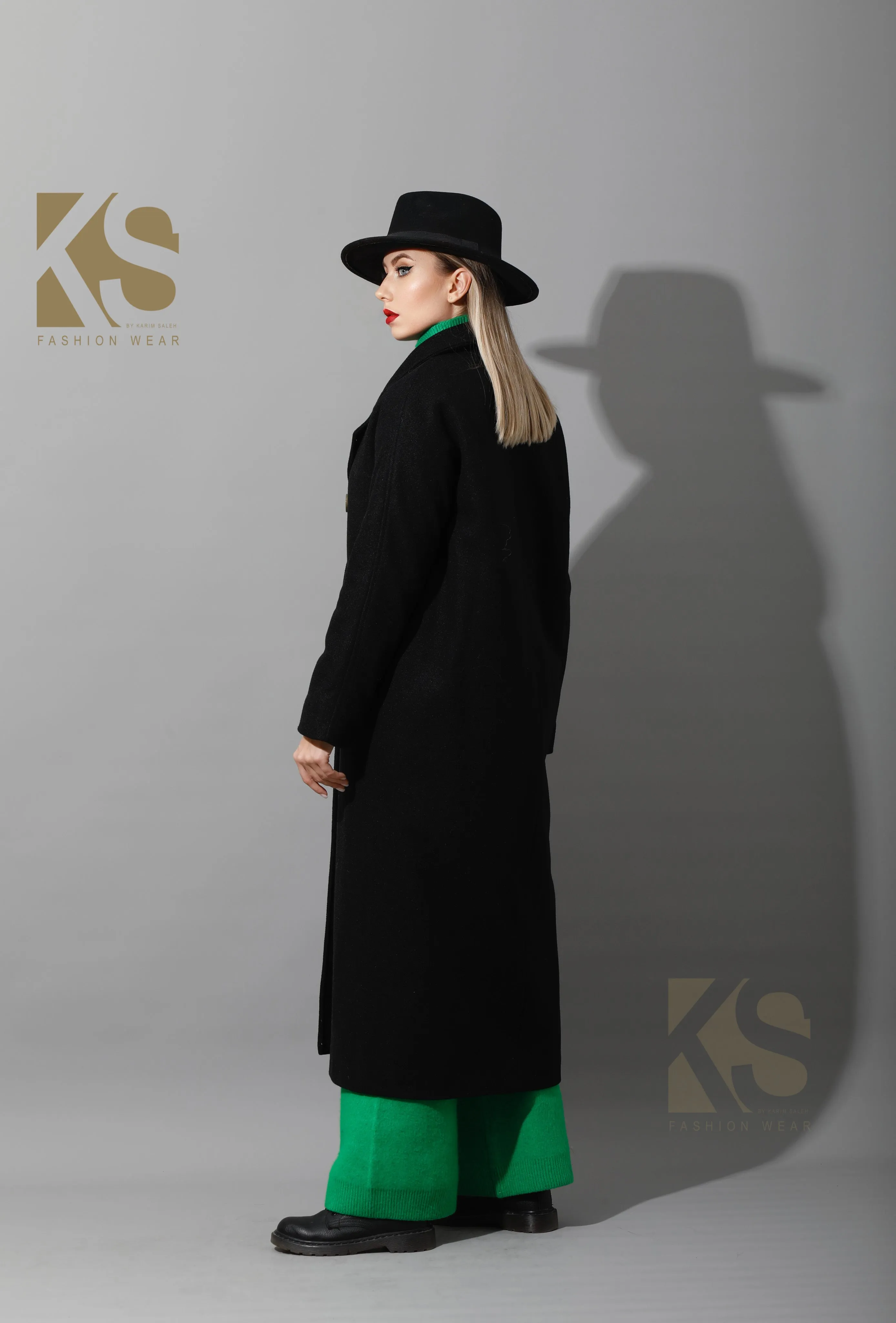 Long Double Breasted Coat