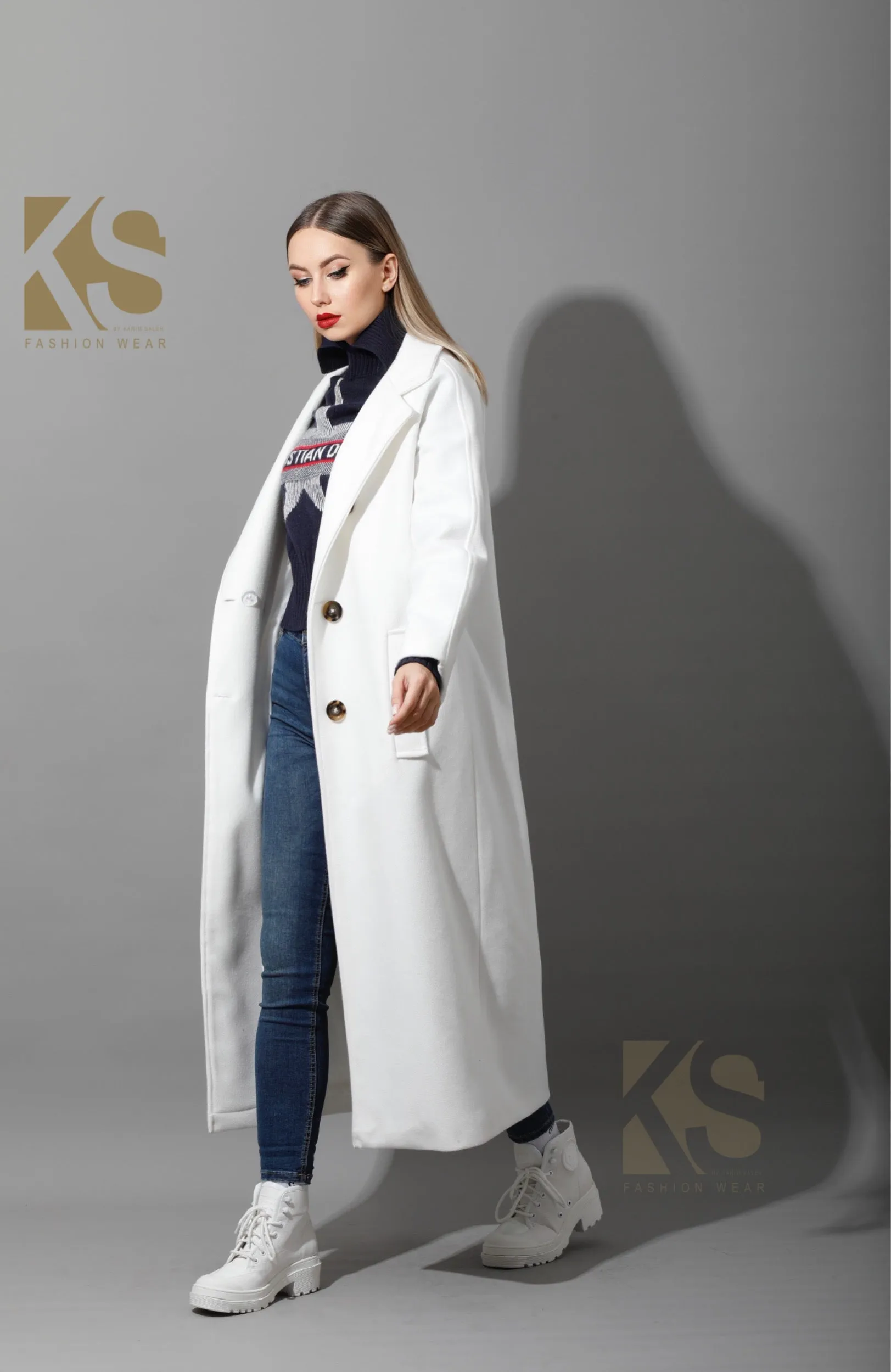Long Double Breasted Coat