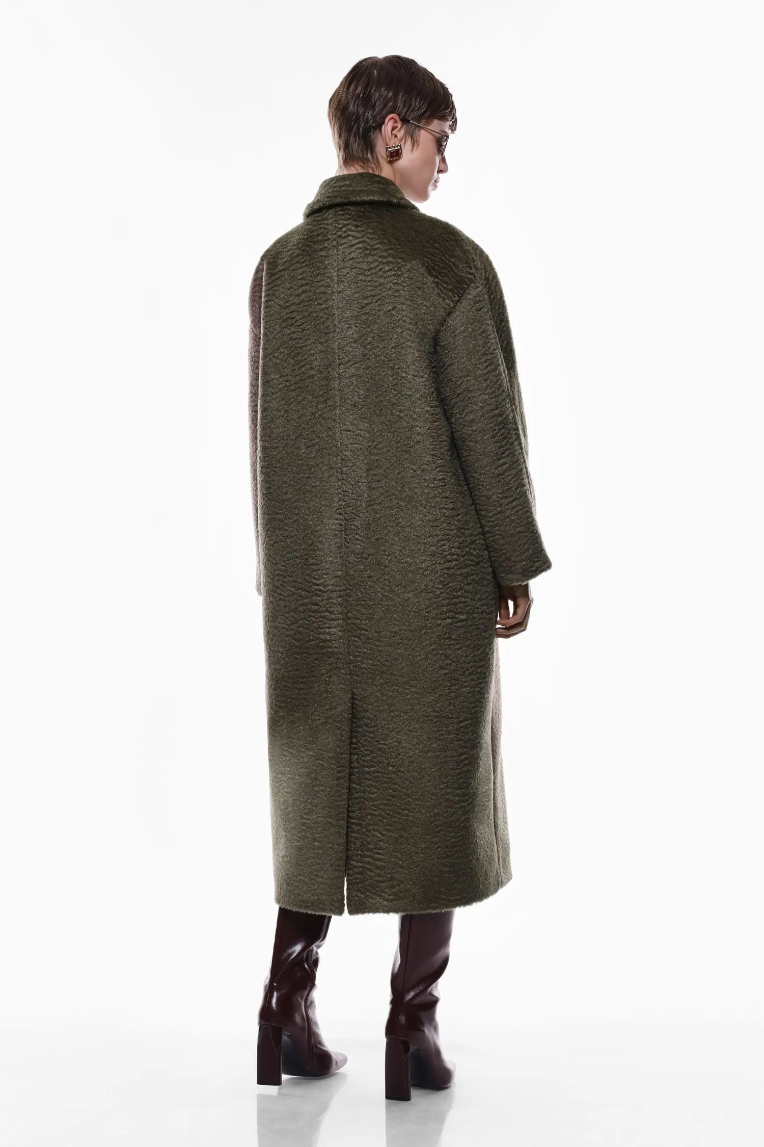 Long Fur Effect Coat