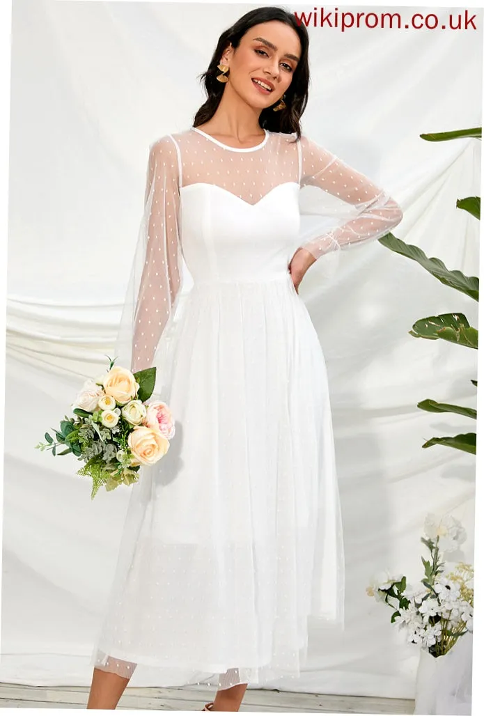 Mckayla Dress Tea-Length Wedding A-Line Wedding Dresses
