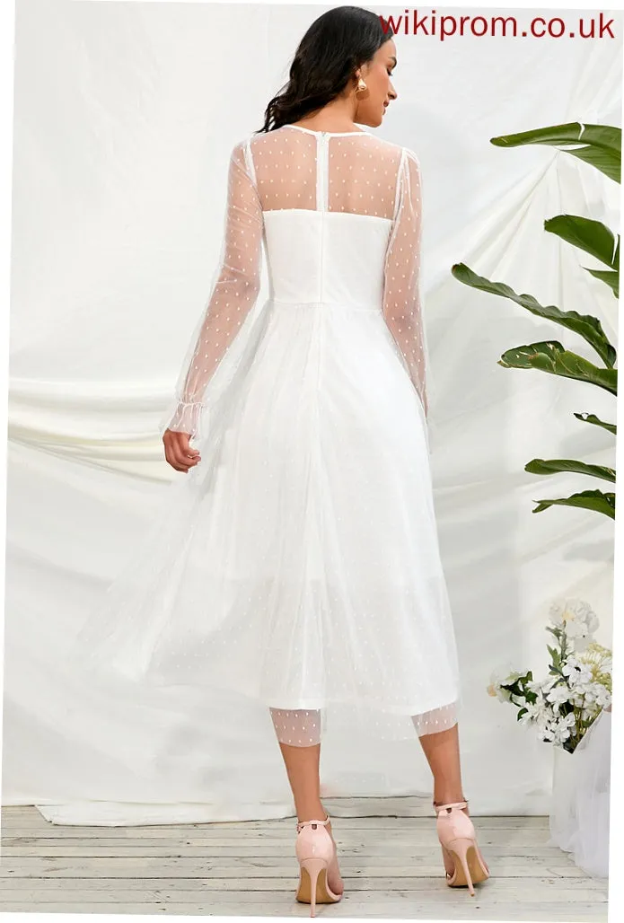 Mckayla Dress Tea-Length Wedding A-Line Wedding Dresses