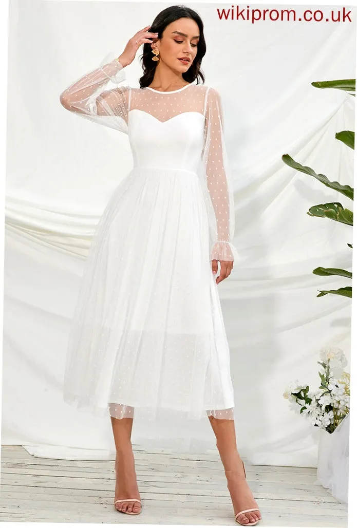 Mckayla Dress Tea-Length Wedding A-Line Wedding Dresses