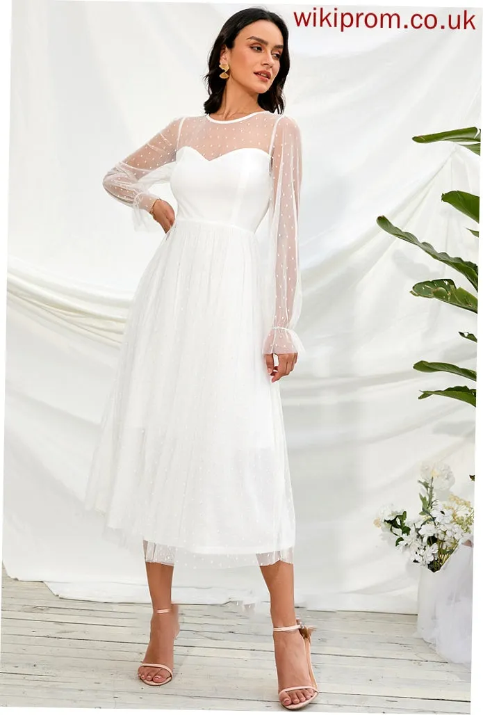 Mckayla Dress Tea-Length Wedding A-Line Wedding Dresses