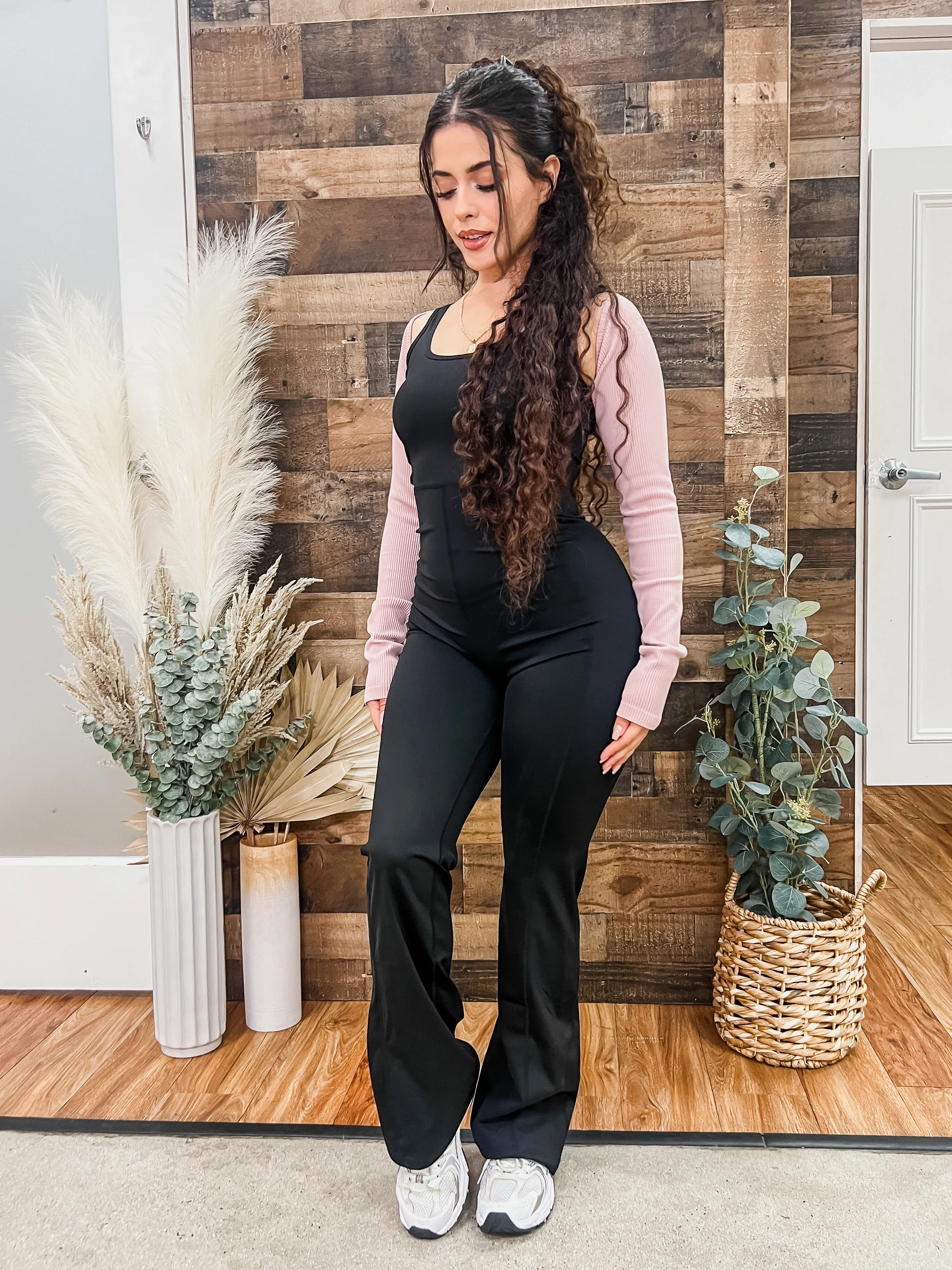 Monica Sleeveless Flared Jumpsuit