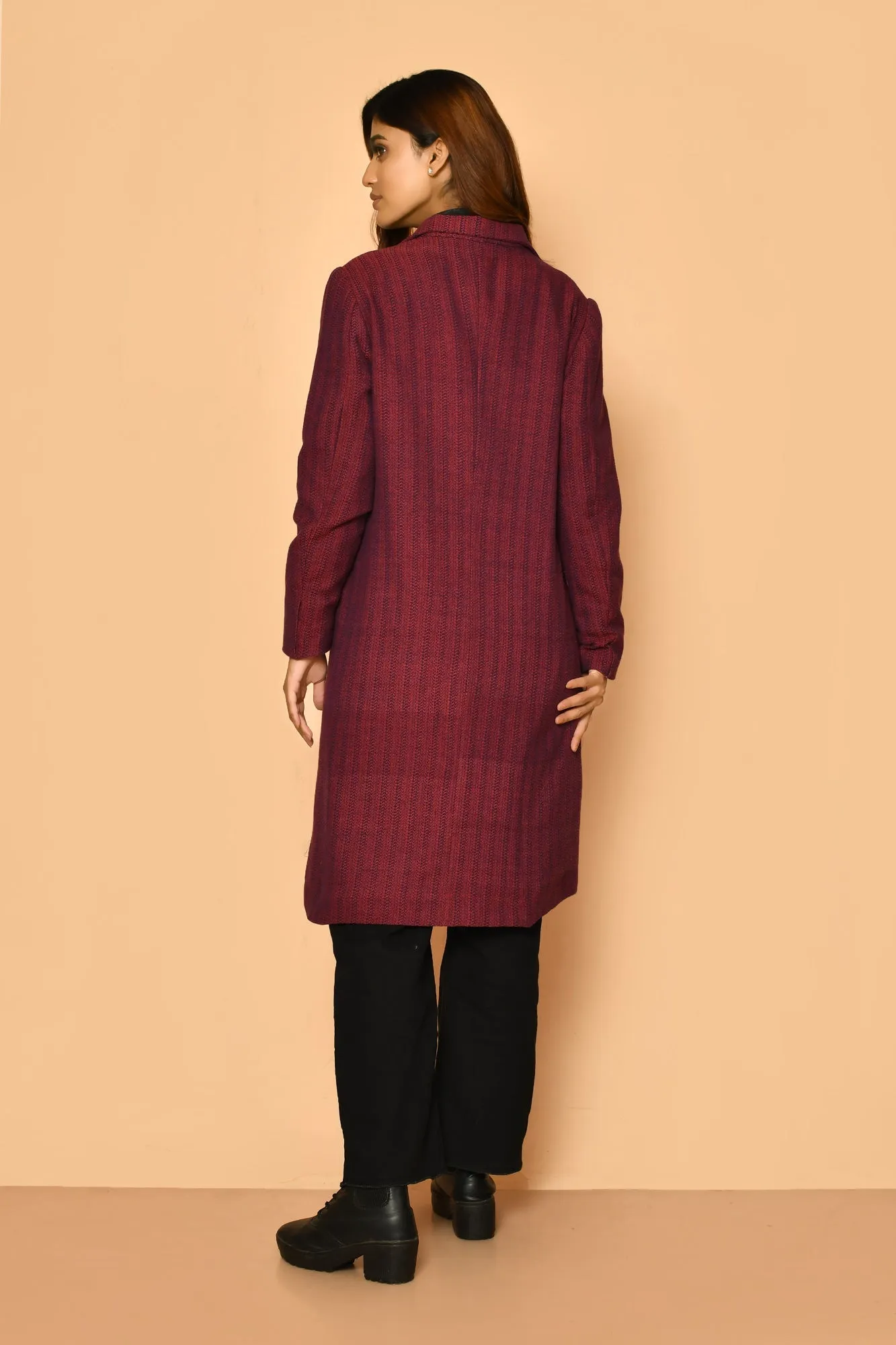 Mrinal Handloom Cotton Trench Coat