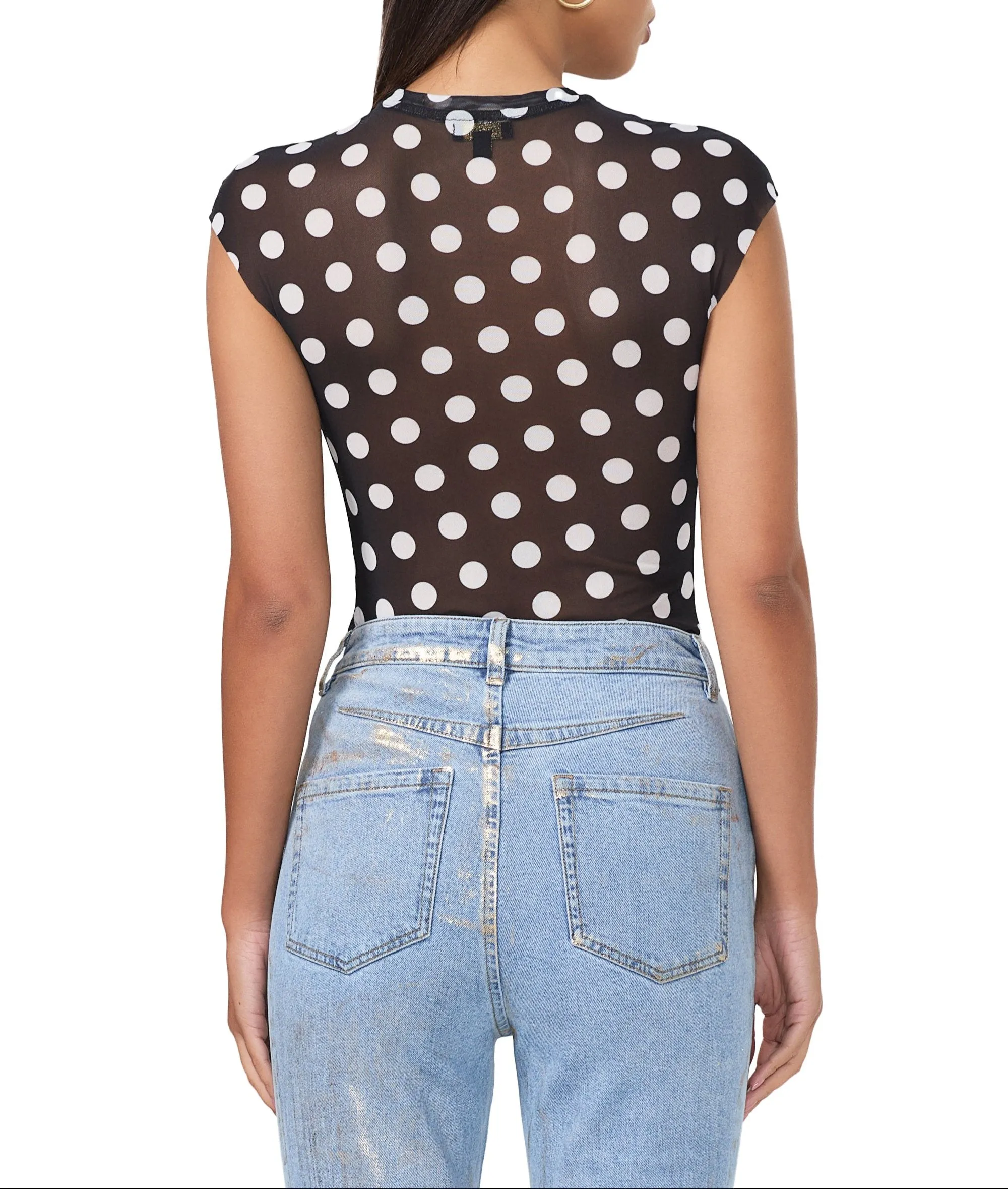 Nina Top - Diagonal Dot