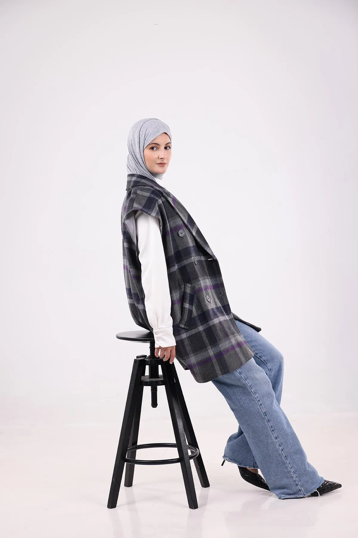 Oversized vest