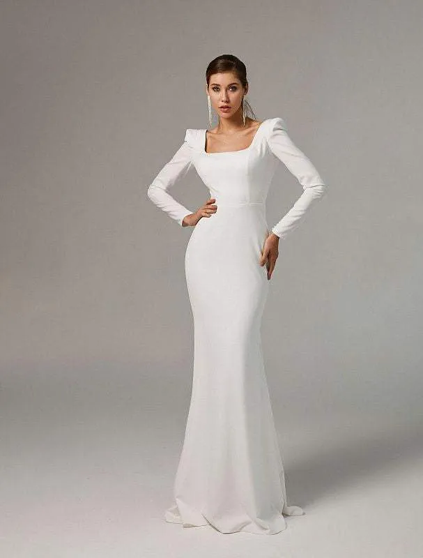 Pallium White Wedding Dress