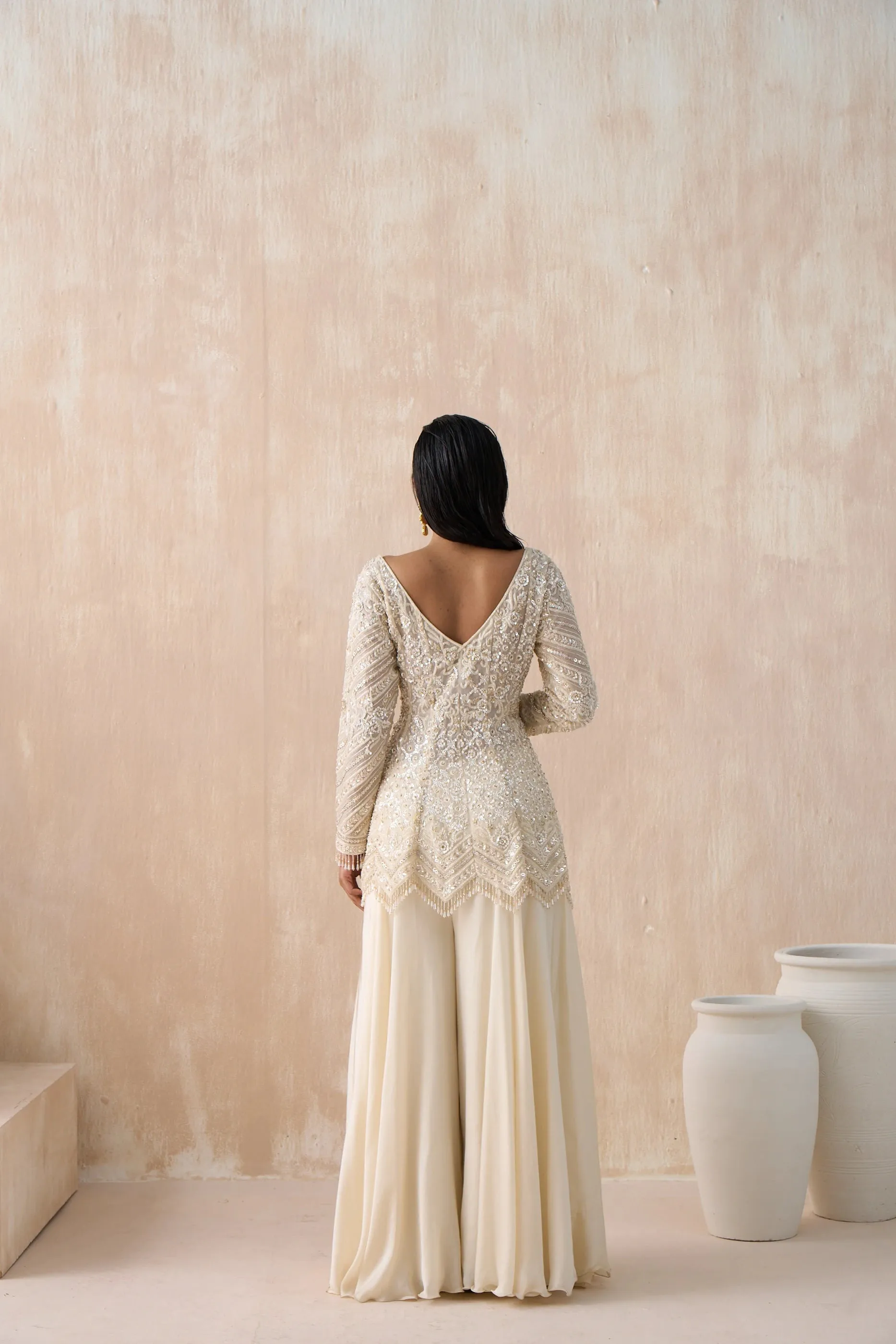 Peplum Top With Sharara