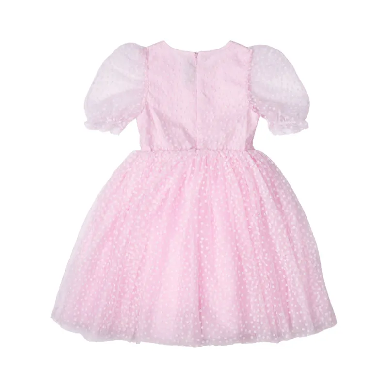 Rock Your Kid Pink Polka Dot Party Dress