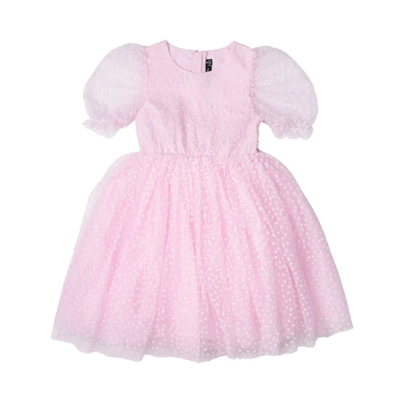 Rock Your Kid Pink Polka Dot Party Dress