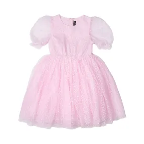 Rock Your Kid Pink Polka Dot Party Dress