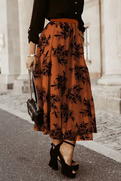 Roma Floral High-Waisted Skirt | 4 Colors