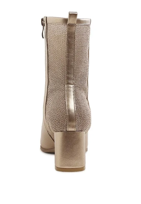 Ruby Red- Pointy Ankle Boots