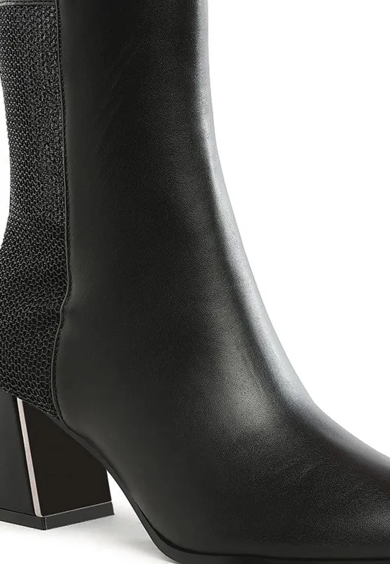 Ruby Red- Pointy Ankle Boots
