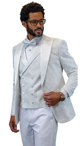 Statement  MIRAGE-WHT Mens Suit