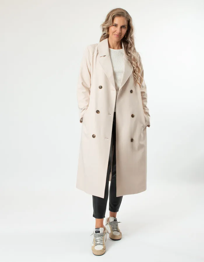 STELLA ESSENTIALS Boston Trench - Crème Brulee