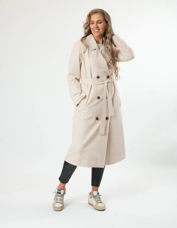 STELLA ESSENTIALS Boston Trench - Crème Brulee